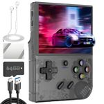 RG35XX Plus Handheld Game Console 3.5-inch IPS Retro Games Consoles Classic Emulator Hand-held Gaming Console Hand Held Games System Black