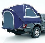 Lanceton Pickup Truck Tent, Fit 5.5-6 ft Truck Bed, Waterproof PU3000 high Density Polyester Oxford, Windproof Pole and Insect-Prevention Double Layer Mesh Window & Door