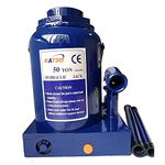 KATSU Hydraulic Bottle Jack 50 Ton Heavy Duty Lifting Stand Jack For Small Or Large Vehicles 161138A