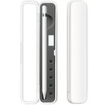 Simpolor Pencil Case Holder Compatible with the Pencil (1st and 2nd Gen), Small Pencil Case Pen Box for Apple Pencil, [Pencil Protected and Safe] Cover Carry Case for Apple Pencil Accessories - Grey