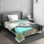 Signature Super Soft Double Layered Blanket for Extreme Winters(1100 GSM) (Single Bed, Work from Home- Lime Time)