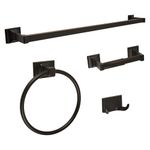 Design House 560854 Millbridge 4-Piece Bath Kit, Oil Rubbed Bronze Finish