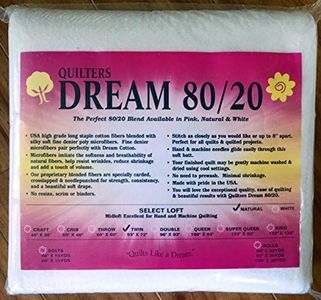 Quilter's Dream 80/20 Natural Select Loft Batting - Twin Size 93X72