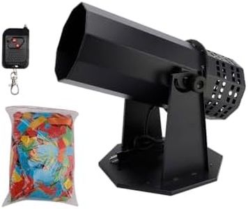 Topteng 1500W Electric Confetti Cannon Machine Party Launcher