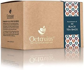 Octavius, Assorted Tea Sampler Gift Set (3 Flavors, 50 Tea Bags) | Black Tea Sampler Pack | Tea Gift Set, Pack of 1