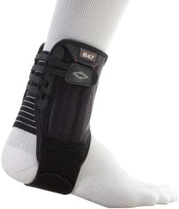 Shock Doctor Ankle Stabilizer with Flexible Support Stays (Black, Small)