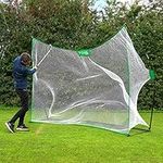 FORB Pro Pop-Up Golf Net - [3 Sizes] | Improve Accuracy, Technique & Swing | Pop Up Golf Training Equipment | Home & Garden Golf Net (10ft x 7ft)