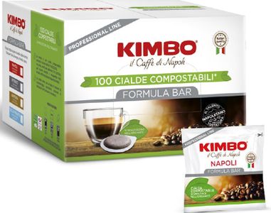 Kimbo Cialde Caffè Compostabili ESE - 100 Cialde - Napoli
