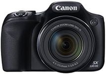 Canon PowerShot SX530 HS 16.0 MP CMOS Digital Camera with 50x Optical is Zoom (24-1200mm), Built-in WiFi, 3-Inch LCD and 1080P Full HD Video (Black) (Renewed)