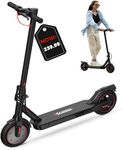 iScooter Electric Scooter, 350W Motor Electric Scooters Adult with Cuise Control, 8.5 Inch Pneumatic Tires, 3 Speed Mode, Double Braking System Fast E Scooter for Adults and Teens