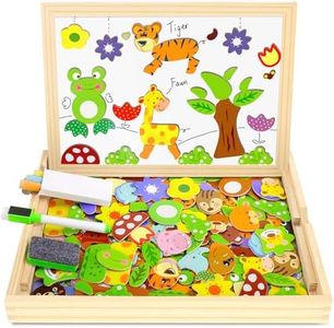 COOLJOY Giochi Montessori 2 Anni, Puzzle Magnetico Giochi Bambini 2 3 4 Anni, Animali Lavagna Magnetica per Bambini, Puzzle Regalo Bambino-Bambina 3 Anni