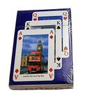 Playing Cards Deck 54 Pictures of London - Novelty London UK Souvenir / Collectable Pack / Icons / Big Ben / Red Bus / Buckingham / Eye / St. Paul's Cathedral / British Heritage / For Kids and Adults