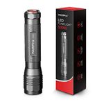 WdtPro High-Powered Led Flashlight S3000, Wdtpro Super Bright Flashlights - High Lumen, Ip67 Water Resistant, 3 Modes And Zoomable For Camping, Emergency, Hiking, Gift, 1600 Lumen