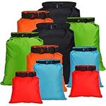 LEIFIDE 10 Pcs Ultralight Dry Bags 