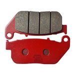 NIKAVI RDP08 Red Brake Disc Pad Compatible for Harley Davidson Sportster Old Front