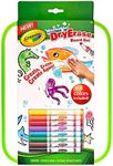 CRAYOLA 98 8676 Whiteboard and 8 Washable Marker Set, Creativity on The Go