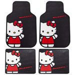 Plasticolor Hello Kitty Sanrio Waving Front & Rear Car Truck SUV Seat Rubber Floor Mats by Plasticolor