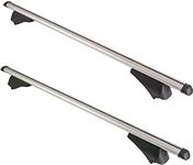 Summit SUM-005 Locking Roof Bars in Aluminium (Pair of) For Cars with Flush Rails - 1.35m, Silver