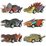 DINOBROS Dinosaur Toy Pull Back Car