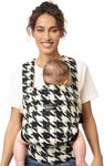 Momcozy Baby Carrier - Ergonomic, Cozy and Lightweight Carrier for 3-24 Months, Effortless to Put On, Ideal for Hands-Free Parenting, Enhanced Lumbar Support, Houndstooth