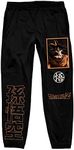 Dragon Ball Z Goku Anime Character Logo Men's Black Sweatpants-XS