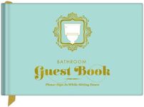 Knock Knock Bathroom Guest Book, Funny Guest Bathroom Book, Adults, Fill-in-the-Blank Book, 112 Pages