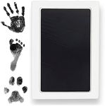 Tiny Gifts Clean Touch Ink Pad for Baby Handprints and Footprints – Inkless Infant Hand & Foot Stamp – Safe for Babies, Doesn’t Touch Skin – Perfect Family Memory or Gift – Black Print Kit by