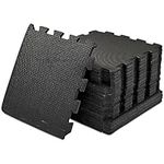 MATANA - 20 Interlocking Foam Floor Mats for Home Gym, Exercise, Hot Tub or Pool, Kids Play Room, Non-Slip Waterproof EVA Floor Tiles - 30 x 30cm (1.8 m² / 19.3 sq ft)