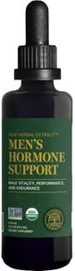 Global Healing Center Men's Hormone Support - Organic Liquid Supplement with Tribulus Terrestris - 2 Fl Oz