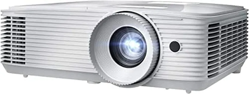 Optoma EH412x Professional 1080p Projector | 4,500 Lumens for Daytime Use in Meetings, Training and Classrooms | 15,000 Hour Lamp Life | 4K HDR Input | Built-In Speaker