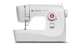 SINGER M1150 Lightweight & Portable Sewing Machine With 45 Stitch Applications, LED Light & 1-step Buttonhole | Used for Mending and Sewing