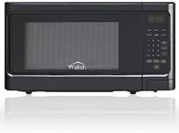 Walsh WSCMS311BK-10 Countertop Microwave Oven, 6 Cooking Programs LED Lighting Push Button, 1.1 Cu.Ft/1000W, Black