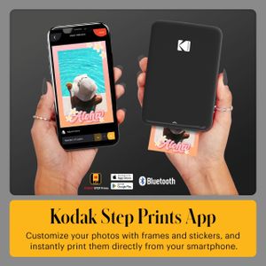 KODAK Step Instant Photo Printer – Portable Wireless Bluetooth