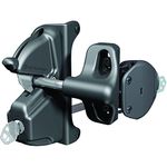 National Hardware V6203 LTCH DLUX BLK N346-202 5-7/8" LokkLatch Deluxe Keyed Automatic Gate Lock Latch in Black