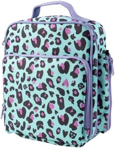 Bentology Insulated Lunch Box w Snack Pocket and Water Bottle Holder - Boys Girls and Kid's Lunchbox Tote Keeps Food Hotter or Colder Longer - Bag Fits Most Bento Boxes and Containers