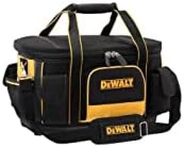 DEWALT 1-79-211 - Bolsa rígida de hombro para herramientas, Gran capacidad, Dispone de numerosos bolsillos y compartimentos de almacenamiento, Tapa redonda 50cm