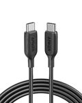 Anker USB C Cable 100W 6ft, Powerline III USB C to USB C Charger Cable 2.0, Type C Charging Cable for MacBook Pro 2020, iPad Pro 2020, iPad Air 4, Galaxy S20 Plus S9 S8, Pixel, Switch, LG V20 (Black)