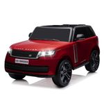 Hetoy 24V 2-Seater Licensed Land Rover Ride On Car Toy w/Parent Remote Control, 3 Speeds, Wireless Music, MP3 Player, Electric Car for Kids Ages 3-8,Wine Red