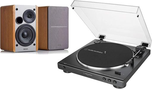 Audio-Technica Turntable and Speaker Set – AT-LP60X Stereo System