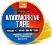 Double Sided Tape Woodworking Tape for Woodworking Tools Two Sided Tape Heavy Duty CNC and Acrylic Router Templates for Woodworking 2 Sided Tape Wood Working Tools Marine Grade Removable 1" x 180 FT