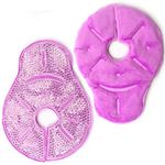 Reusable Breast Therapy Pack, Breast Ice Packs, Breastfeeding Essentials, for Breastfeeding Relief, Nursing Pain, Engorgement, Swelling Augmentation, Mastitis, Mastectomy Recovery, 2 Pack (Purple)