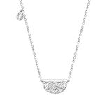 PAVOI 14K White Gold Plated Engrave