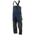 FROGG TOGGS Men's Pilot II Guide Waterproof Breathable Rain Bib, Large, Dust Blue/Slate