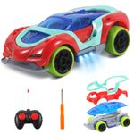 Pup Go My First Remote Control Car Toy For Toddler Kids 3 Years Old, Toddler Easter Gift, Durable Strong Mini RC Car, Small Wild Racing Car, Boys Toys Age 3 Birthday Gift Red