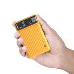 Portronics Luxcell Mini 10K Advanced 10000 mAh Smallest Power Bank with 22.5W Max Output, LED Indicator, Mach USB-A Output, Type C PD Output, Type C Input, Wake Up Button(Yellow)