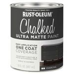 Rust-Oleum 285144 Ultra Matte Interior Chalked Paint 30 oz, Charcoal