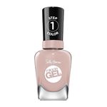 Sally Hansen Miracle Gel, Shock & Mauve, Gel-Like Nail Polish, NO UV Light Required, Chip-Resistant, Long Lasting - Up to 8 days, Easy to Use, Salon Quality Results, Vegan Formula, 14.7ml