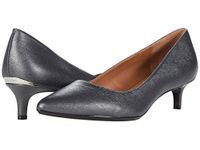 Calvin Klein Gabrianna Pump Pewter Leather 8 M