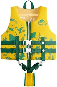 Gogokids Toddler Swim Vest, Kids Floaties – Boys & Girls Buoyancy Jacket for Pool & Beach, Fits 2-8 Years / 22-60 lbs