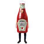 (PKT) (9913345) Adult Heinz Ketchup Bottle Costume Tabard (Standard)